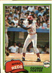 1981 Topps Baseball Cards      200     George Foster